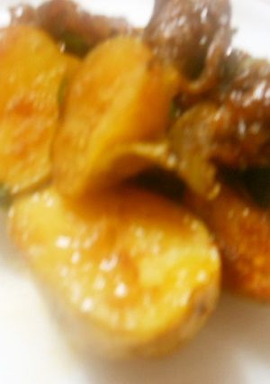牛肉と新じゃが芋のすき煮風-レシピのメイン写真