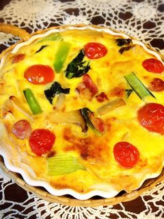 冷凍パイシートで☆簡単キッシュ-レシピのメイン写真