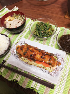野菜たっぷり鮭のちゃんちゃん焼き風♡-レシピのメイン写真