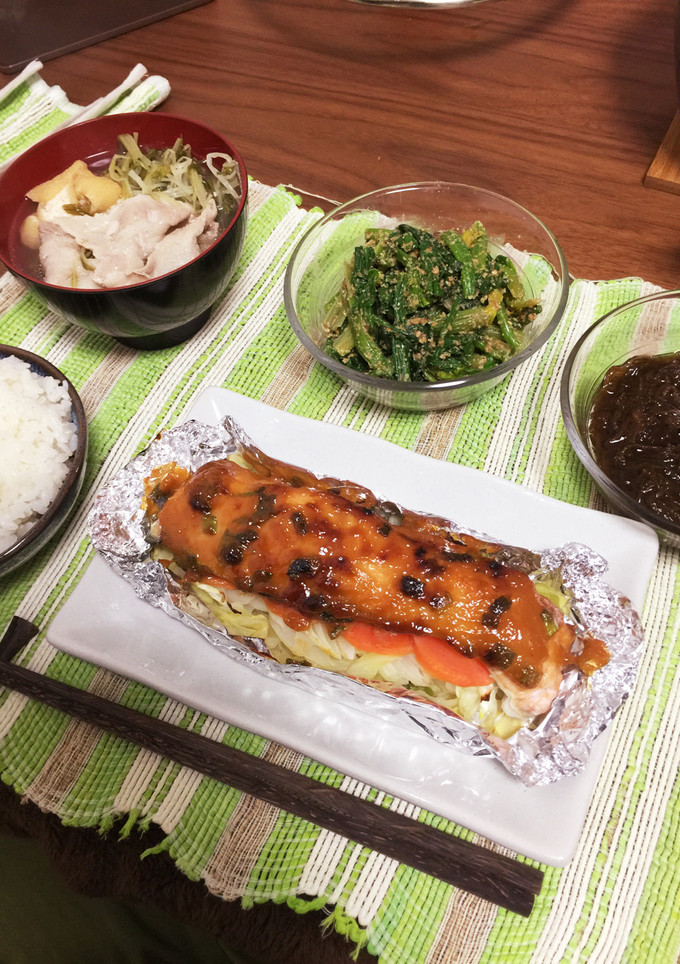 野菜たっぷり鮭のちゃんちゃん焼き風♡-レシピのメイン写真