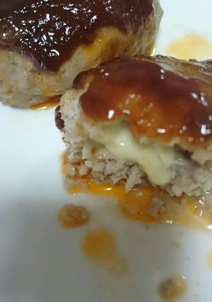 簡単！ふっくらトロトロチーズハンバーグ-レシピのメイン写真