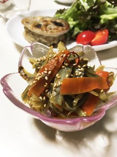ちゃちゃっときんぴらごぼう!-レシピのメイン写真