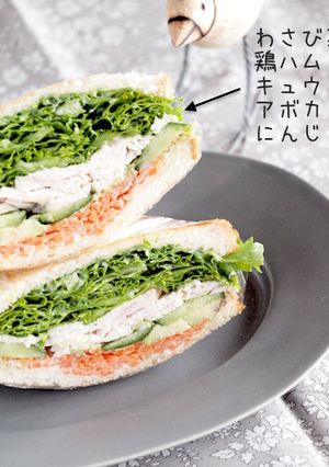 具だらけサンドウィッチ-レシピのメイン写真