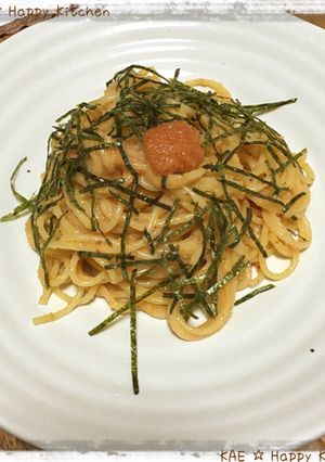 簡単!明太子スパゲッティ-レシピのメイン写真