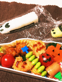 新幹線&ハロウィン弁当-レシピのメイン写真