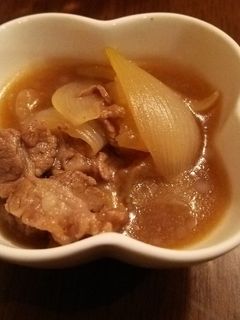小鉢に一品!牛肉と新玉ねぎの煮物-レシピのメイン写真