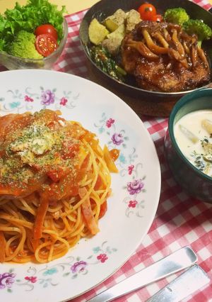 定番♡トマトソースのスパゲッティ-レシピのメイン写真