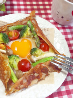 野菜たっぷり♡そば粉のガレット-レシピのメイン写真