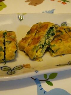 中華風?ニラ玉子焼き-レシピのメイン写真