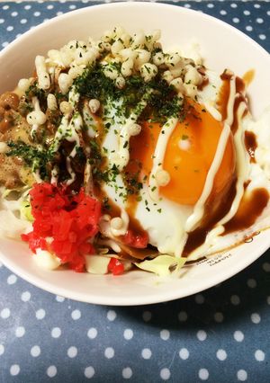 キャベツたっぷり！納豆と卵のお好み丼-レシピのメイン写真