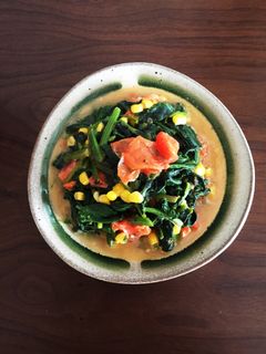 ほうれん草の洋風炒め-レシピのメイン写真