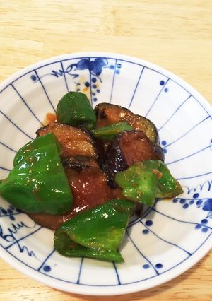 なすとピーマンの油味噌炒め-レシピのメイン写真