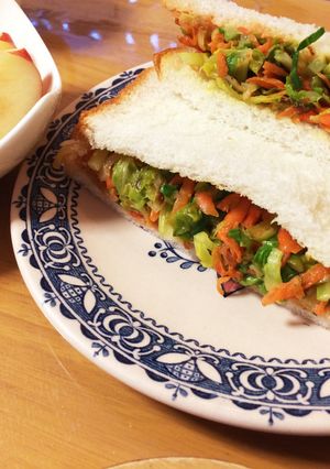 シャキシャキ野菜のカレーサンドウィッチ-レシピのメイン写真