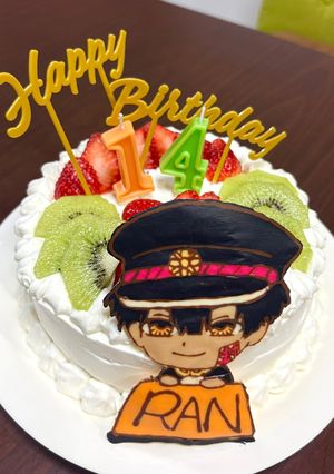 トイレの花子くん キャラチョコBDケーキ-レシピのメイン写真