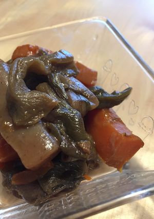 干しずいきショウガ煮（圧力鍋）-レシピのメイン写真