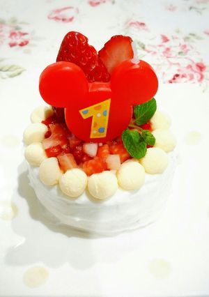 1歳のお祝いスマッシュケーキ-レシピのメイン写真