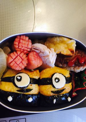 キャラ弁 ミニオン-レシピのメイン写真