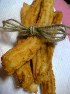 卵・牛乳無し!豆腐ドーナツ・チュロス風♪-レシピのメイン写真