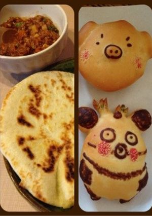 なんな〜ん⁈塩麹生地でパンにナン⁉︎-レシピのメイン写真