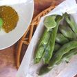 そら豆のオーブン焼