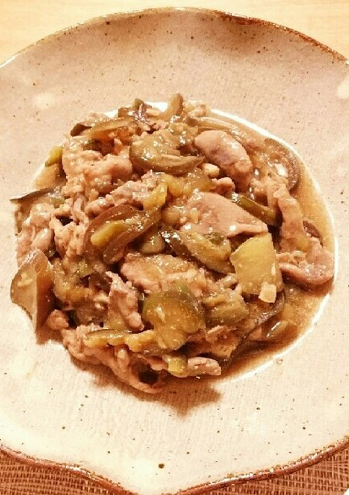 母の味！豚とナスの美味しい炒め物(＾＾）-レシピのメイン写真