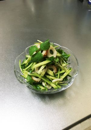 切って和えるだけ！三つ葉のさっぱりサラダ-レシピのメイン写真