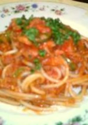 ほんのりカレー味★ツナトマトのパスタ-レシピのメイン写真
