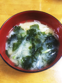 素麺入りのお味噌汁-レシピのメイン写真