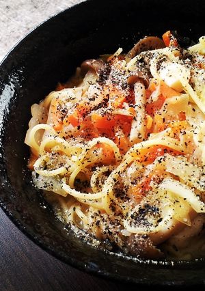 ランチに～和風豆乳味噌スープスパゲティ-レシピのメイン写真