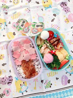 簡単さくら咲く弁当♡-レシピのメイン写真