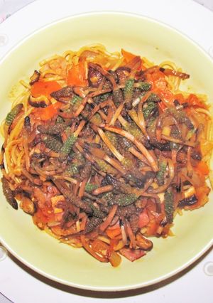「つくしパスタ」-レシピのメイン写真