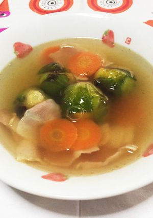 芽キャベツの春スープ-レシピのメイン写真