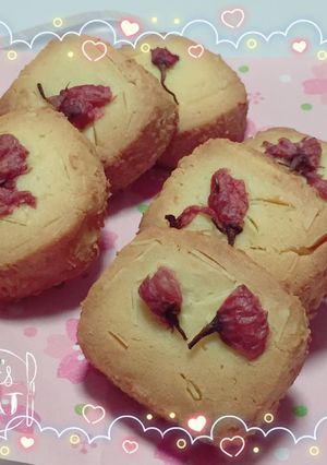 簡単！桜のアイスボックスクッキー♪-レシピのメイン写真