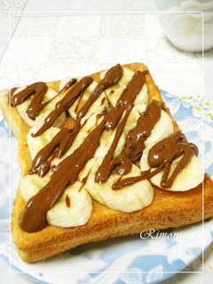 コーヒーチョコ☆バナナハニートースト♪-レシピのメイン写真