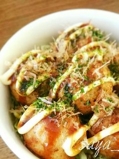 ズボラひとりランチ❇たこ焼き丼-レシピのメイン写真