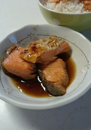 焼き鮭の醤油漬け-レシピのメイン写真