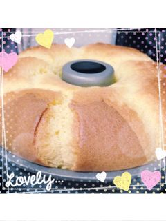 豆乳シフォンケーキ-レシピのメイン写真