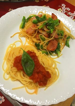 菜の花のペペロンチーノ-レシピのメイン写真