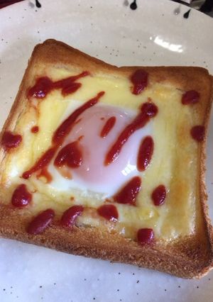 ありそうでなかった！卵トースト-レシピのメイン写真