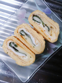 お弁当に♪青じそとチーズの卵焼き(^^)-レシピのメイン写真