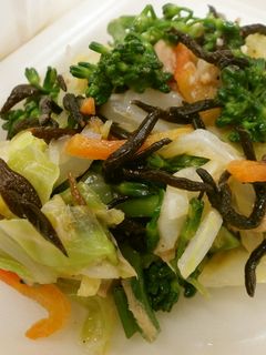南房総市給食◆ひじきサラダ-レシピのメイン写真
