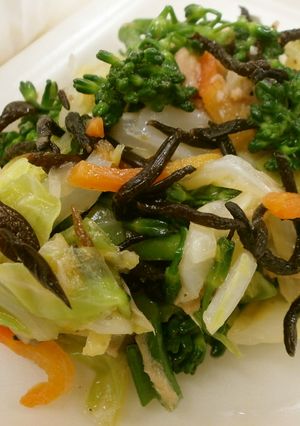 南房総市給食◆ひじきサラダ-レシピのメイン写真