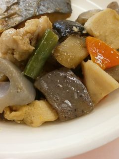 南房総市給食◆炒り鶏-レシピのメイン写真