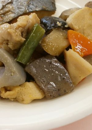 南房総市給食◆炒り鶏-レシピのメイン写真