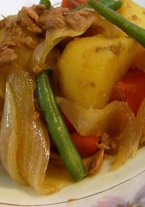 ヘルシー！こってりツヤツヤ☆ツナじゃが☆-レシピのメイン写真