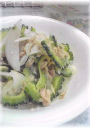 ゴーヤとツナ缶の簡単和え物-レシピのメイン写真