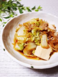 簡単に豚バラ肉で♡甘辛すき焼き風煮♡-レシピのメイン写真
