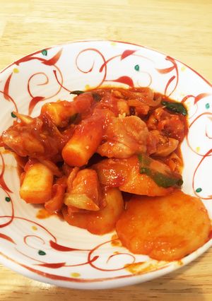 タッカルビ〜鶏肉と野菜のコチュジャン炒め-レシピのメイン写真