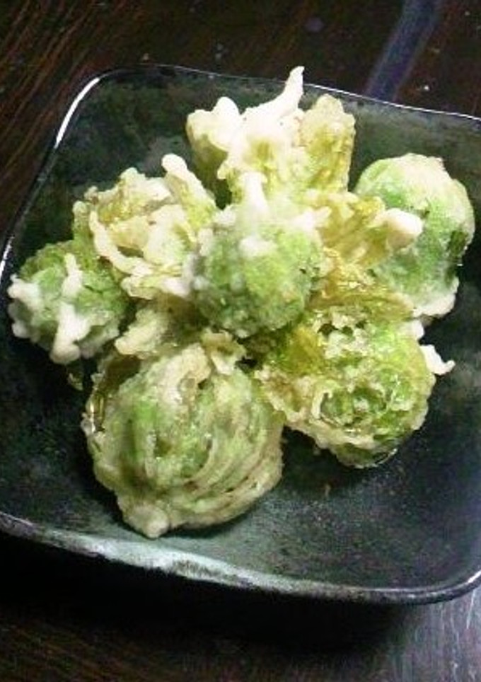 ふきのとうの天ぷら-レシピのメイン写真