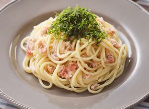 シーチキンと梅と大葉の和風パスタ-レシピのメイン写真